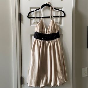 Jessica McClintock Halter Dress.